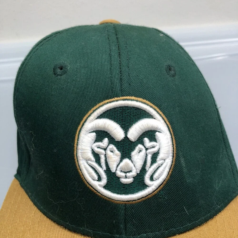 Colorado State Rams Hat Boys Adjustable Strap Green College Basketball Cap Youth